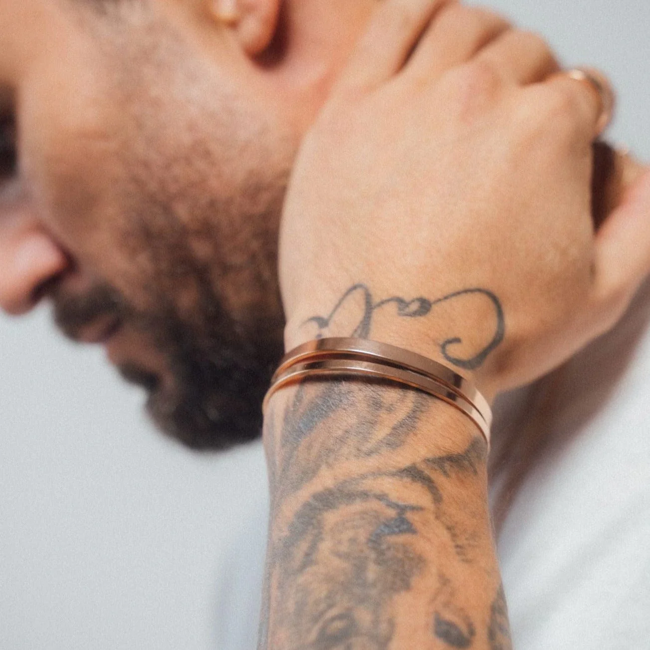 Classic Cuff 3mm (Rose Gold) - Image 4