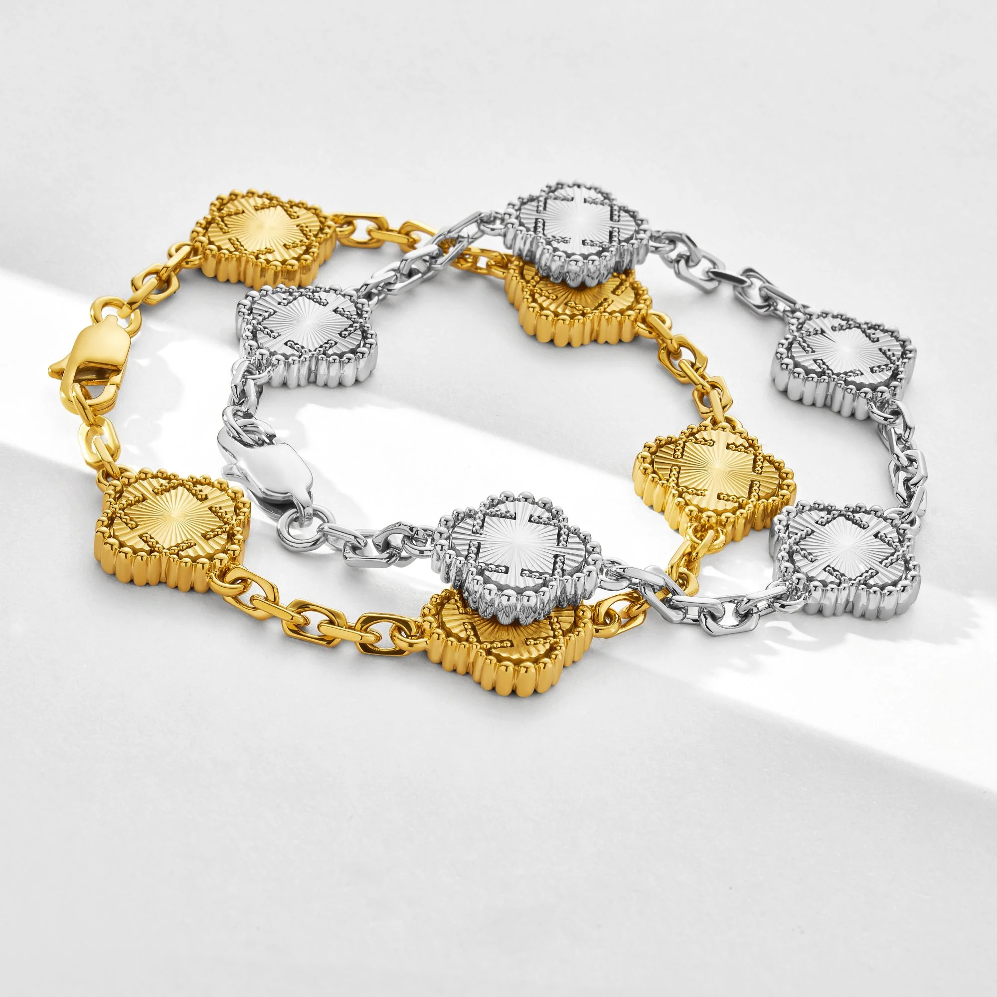 Clover Bracelet (Silver) - Image 4