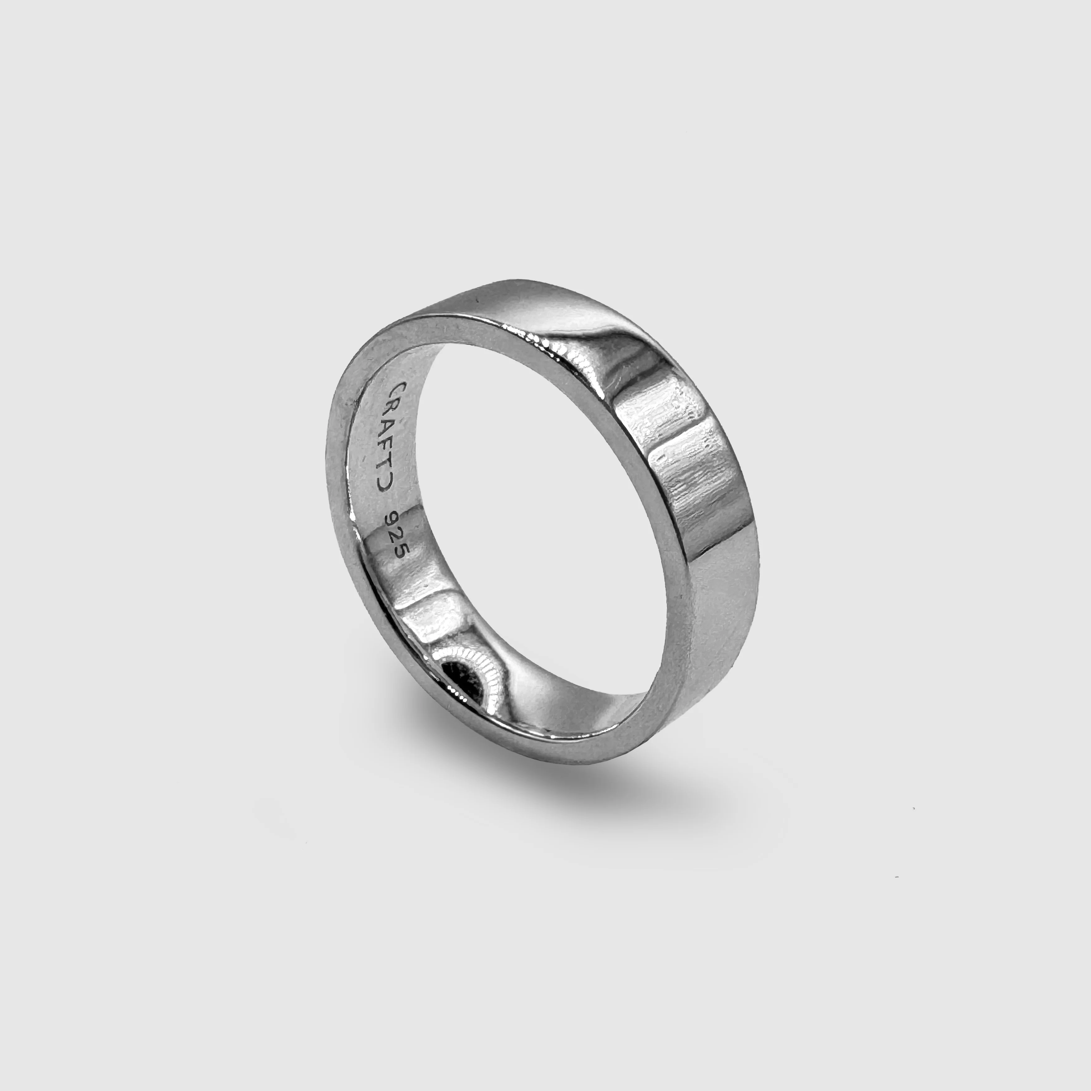 Flat Band Ring (Sterling Silver) 6mm - Image 3
