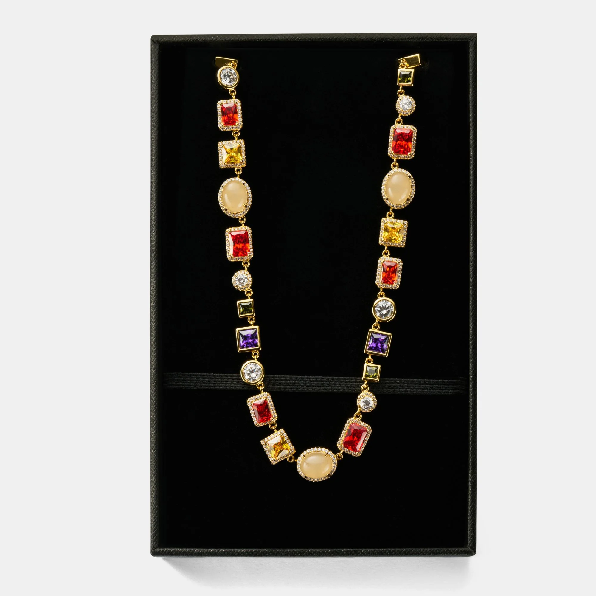 Gemstone Necklace (Gold) - Image 10