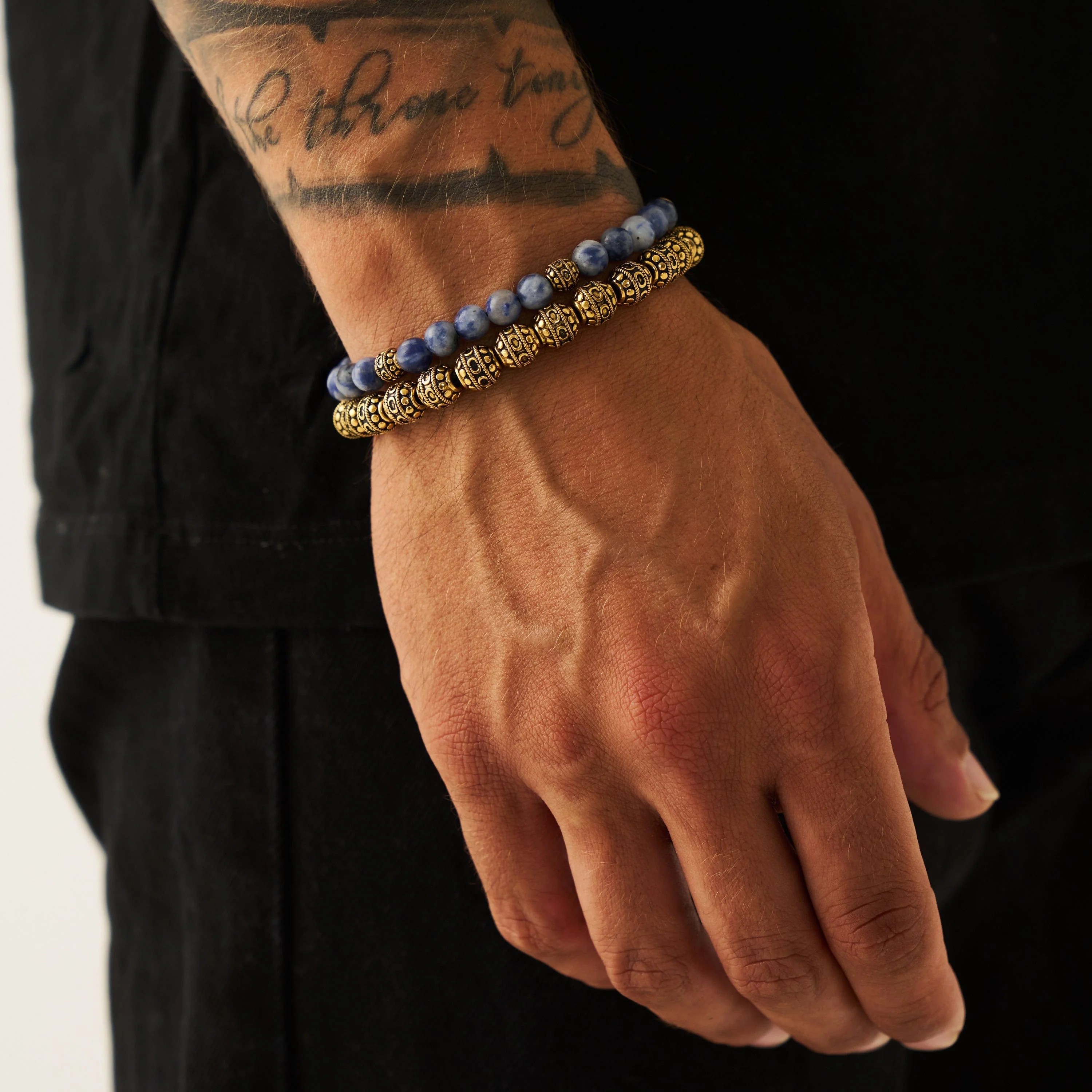 Kiwi Stone Bracelet (Gold) - Image 9