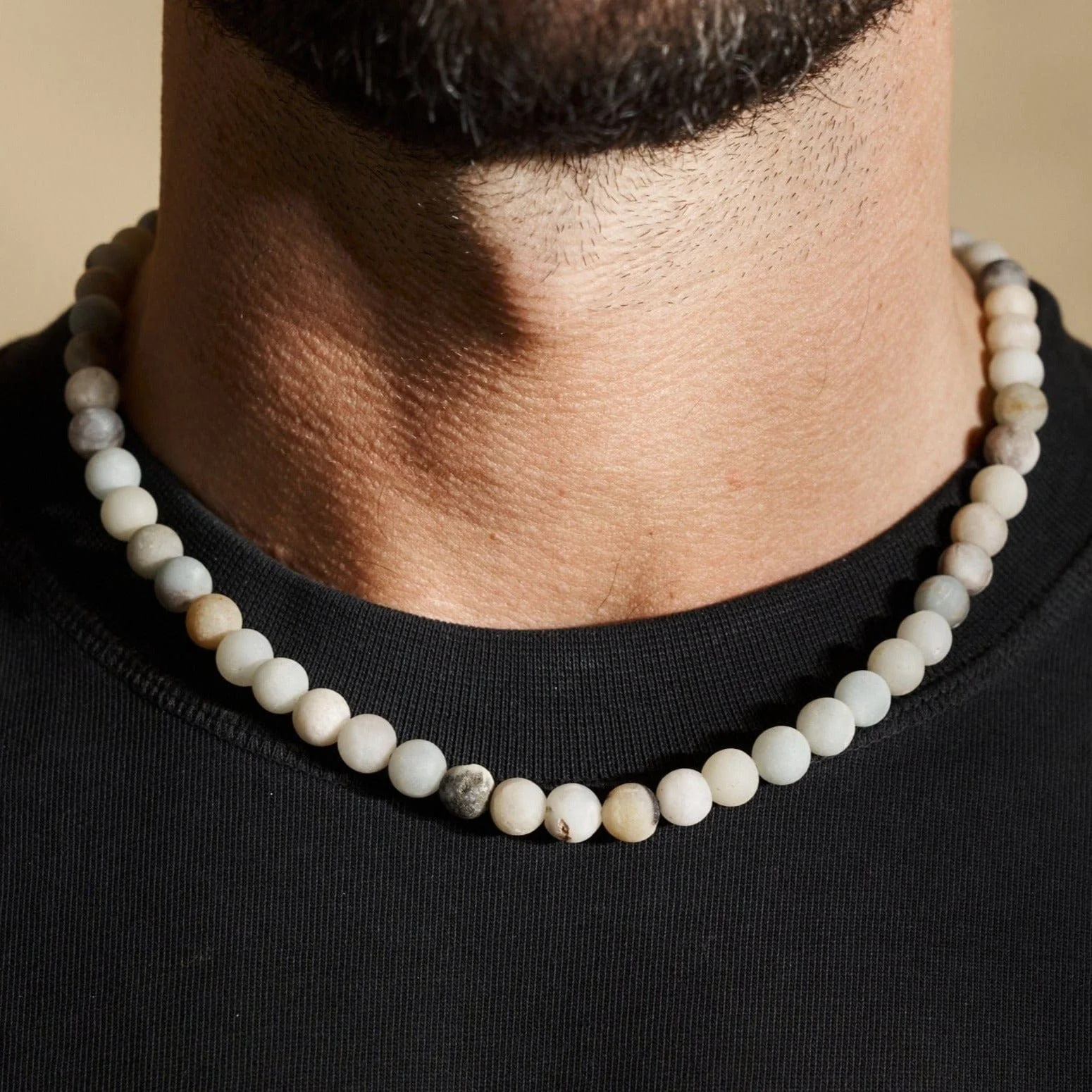 Ocean Beaded Necklace 8mm - Image 6